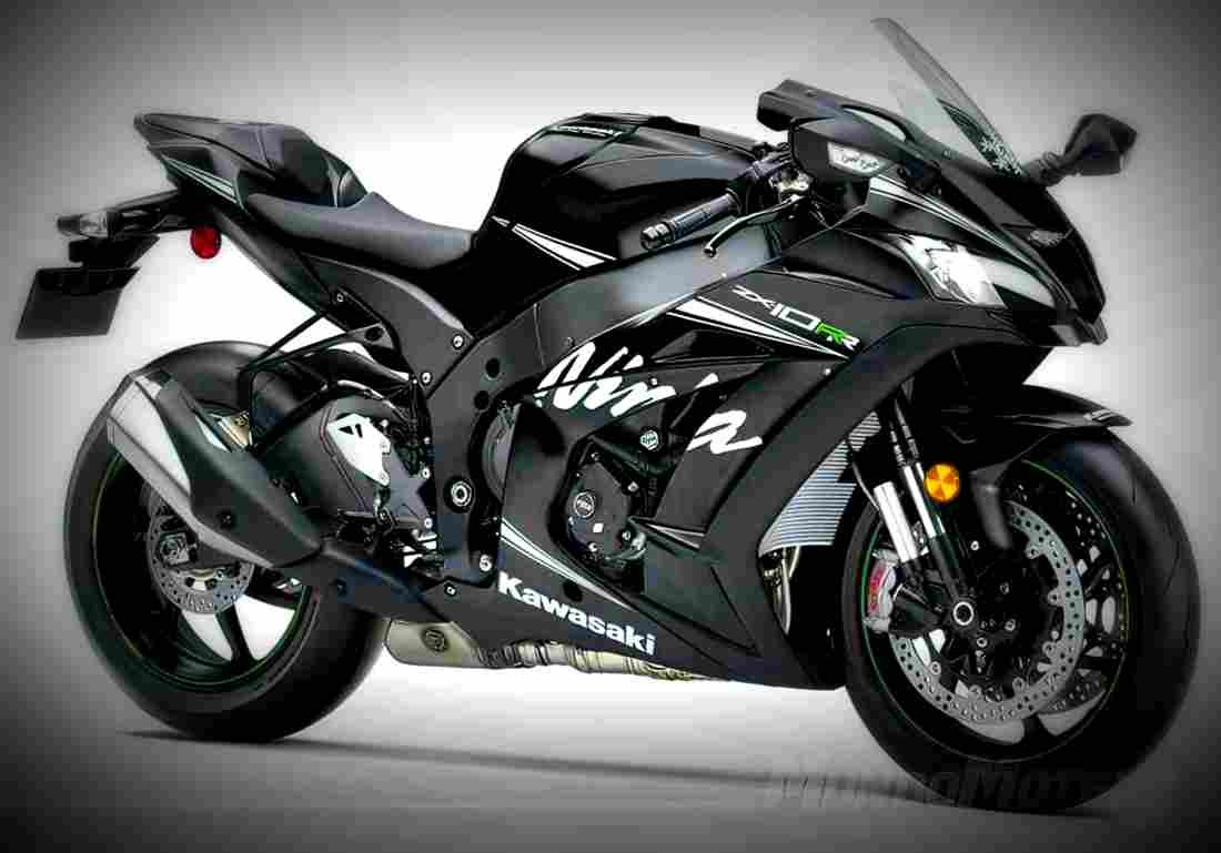 Kawasaki Ninja ZX 10RR 2018 1 motorbike A4 Photo Print