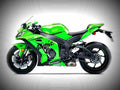 Kawasaki Ninja ZX 10RR 2019 2 motorbike A4 Photo Print