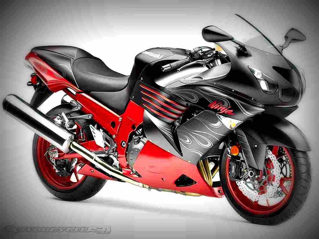 Kawasaki Ninja ZX 14 Ninja ZX 14 2 motorbike A4 Photo Print