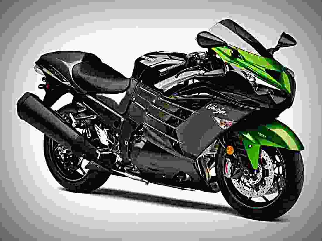 Kawasaki Ninja ZX 14R 2019 1 motorbike A4 Photo Print
