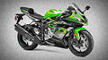 Kawasaki Ninja ZX 6R 2018 4 motorbike A4 Photo Print