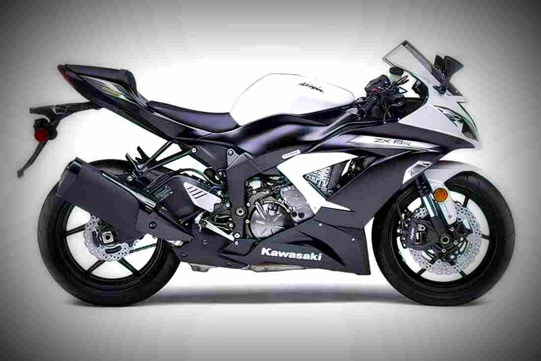 Kawasaki Ninja ZX 6R 600cc 6 motorbike A4 Photo Print