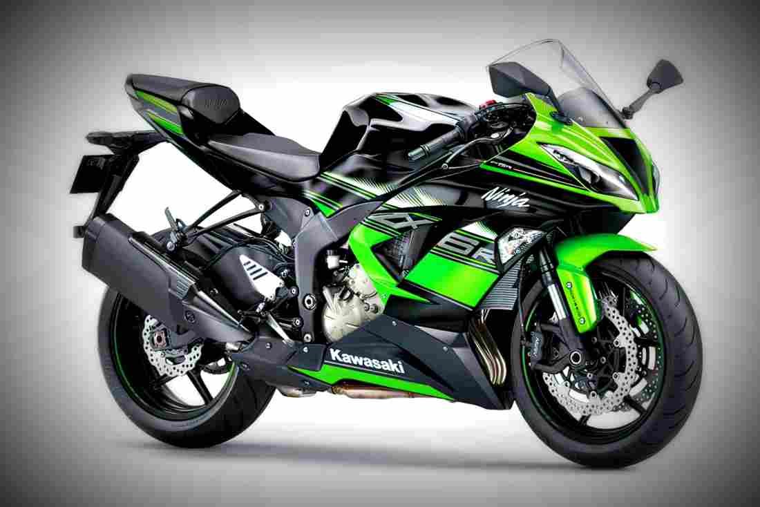 Kawasaki Ninja ZX 6R 636 ABS 2017 1 motorbike A4 Photo Print