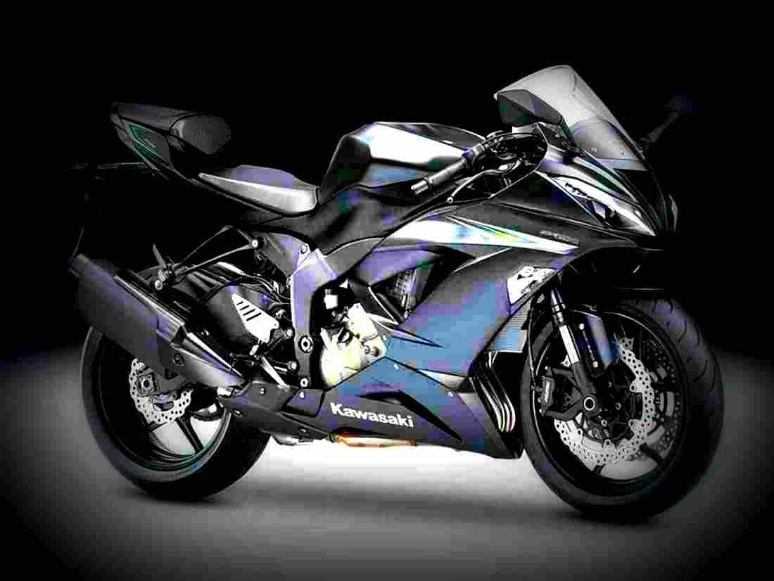 Kawasaki Ninja ZX 6R 636 Performance 2017 4 motorbike A4 Photo Print