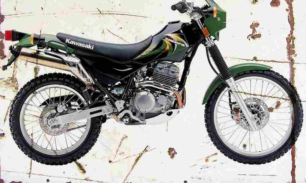 Kawasaki SuperSherpa 2003 Aged Vintage A4 Photo Print