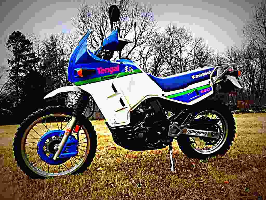 Kawasaki Tengai 1990 2 motorbike A4 Photo Print