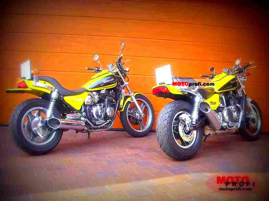 Kawasaki VN 15 (reduced effect) 1989 3 motorbike A4 Photo Print