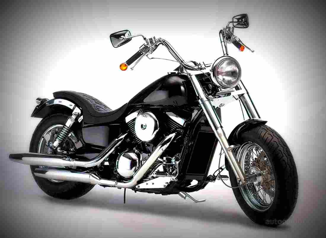 Kawasaki VN 1500 Classic 1996 3 motorbike A4 Photo Print