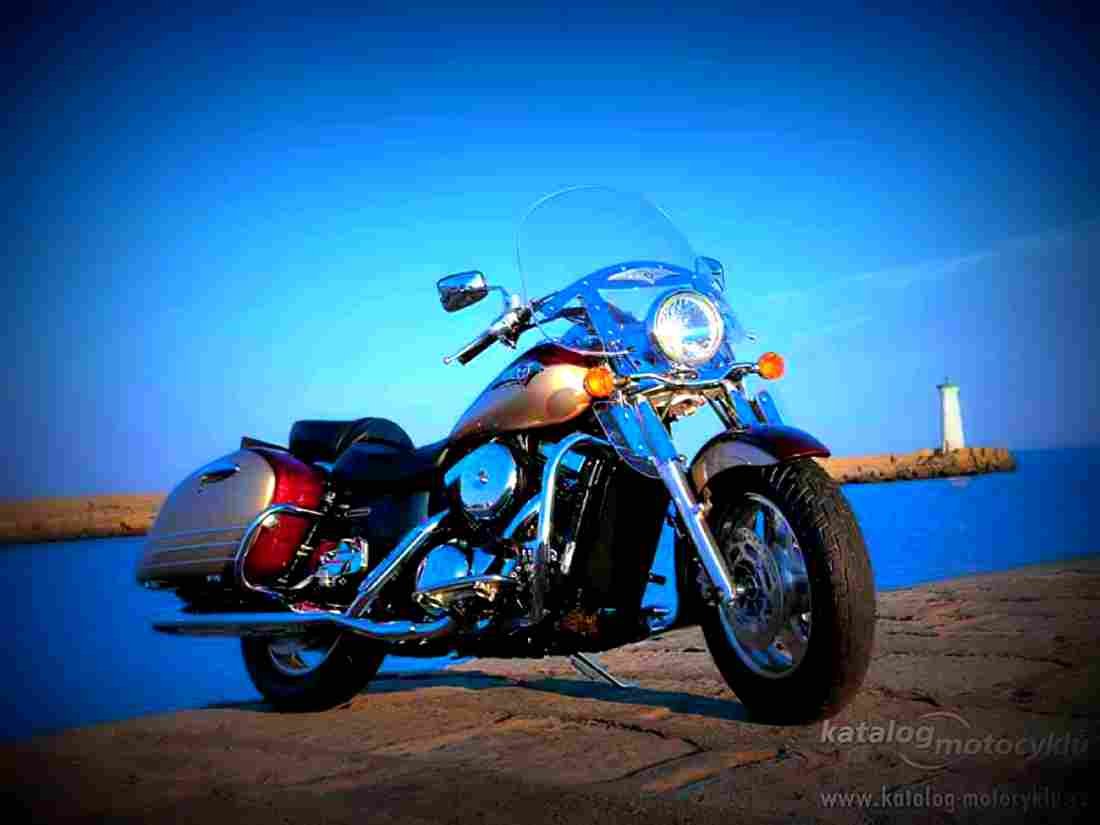 Kawasaki VN 1500 Classic Fi 2000 2 motorbike A4 Photo Print