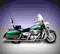 Kawasaki VN 1500 Classic Fi 2000 3 motorbike A4 Photo Print