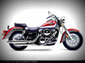 Kawasaki VN 1500 Classic Fi 2001 1 motorbike A4 Photo Print