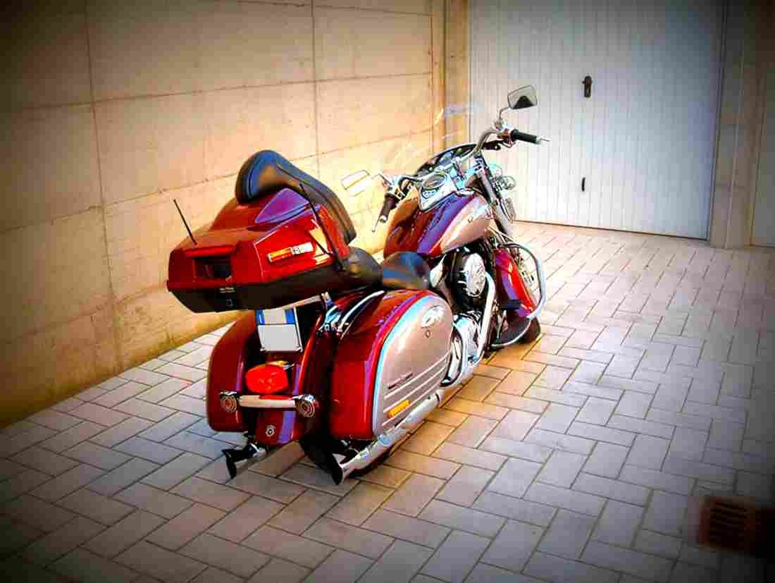 Kawasaki VN 1500 Classic Fi 2001 3 motorbike A4 Photo Print