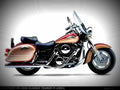 Kawasaki VN 1500 Classic Tourer Fi 2000 6 motorbike A4 Photo Print