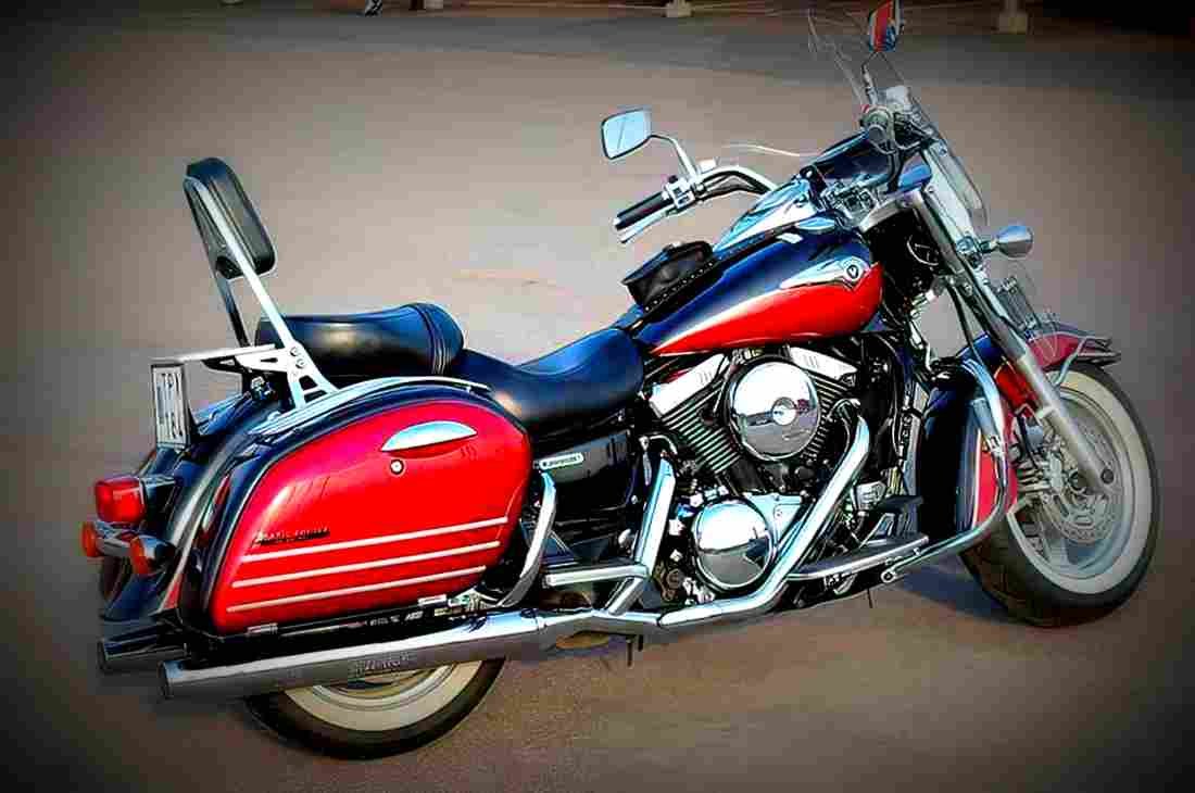 Kawasaki VN 1500 Classic Tourer Fi 2002 5 motorbike A4 Photo Print