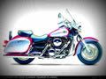 Kawasaki VN 1500 Classic Tourer Fi 2004 1 motorbike A4 Photo Print