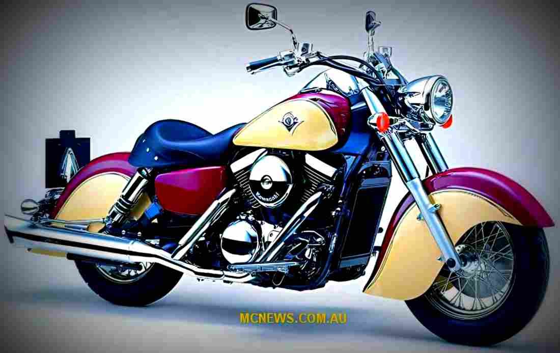 Kawasaki VN 1500 Drifter 2000 4 motorbike A4 Photo Print