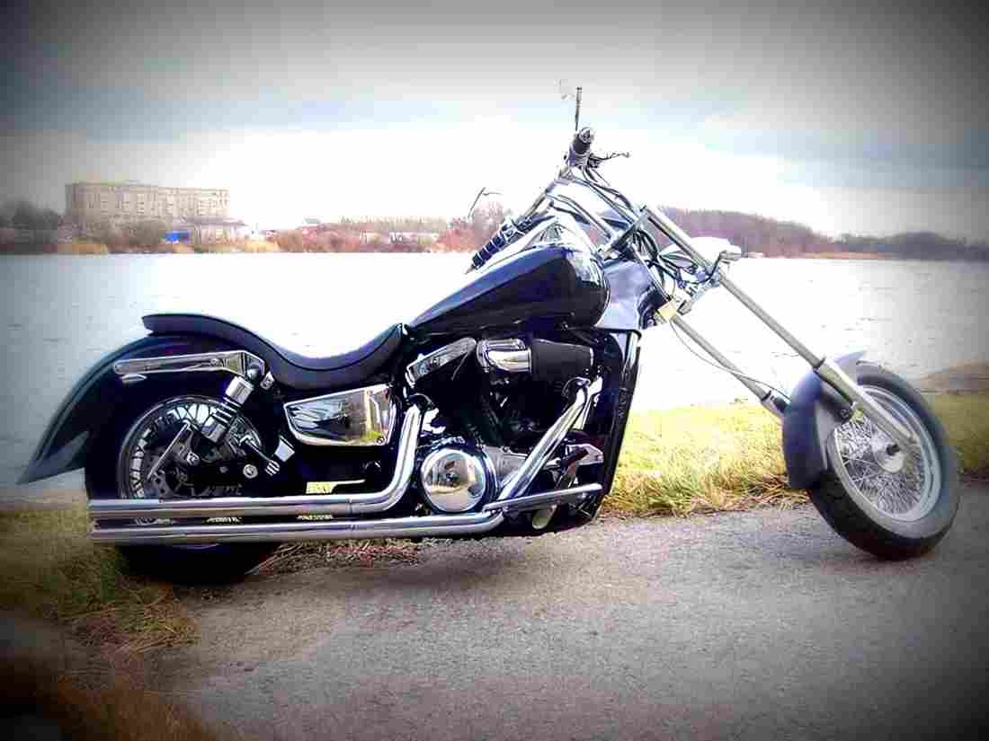 Kawasaki VN 1500 Vulcan 1995 4 motorbike A4 Photo Print