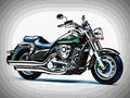 Kawasaki VN 1700 Classic 2017 4 motorbike A4 Photo Print