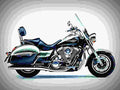 Kawasaki VN 1700 Classic Tourer 2017 2 motorbike A4 Photo Print