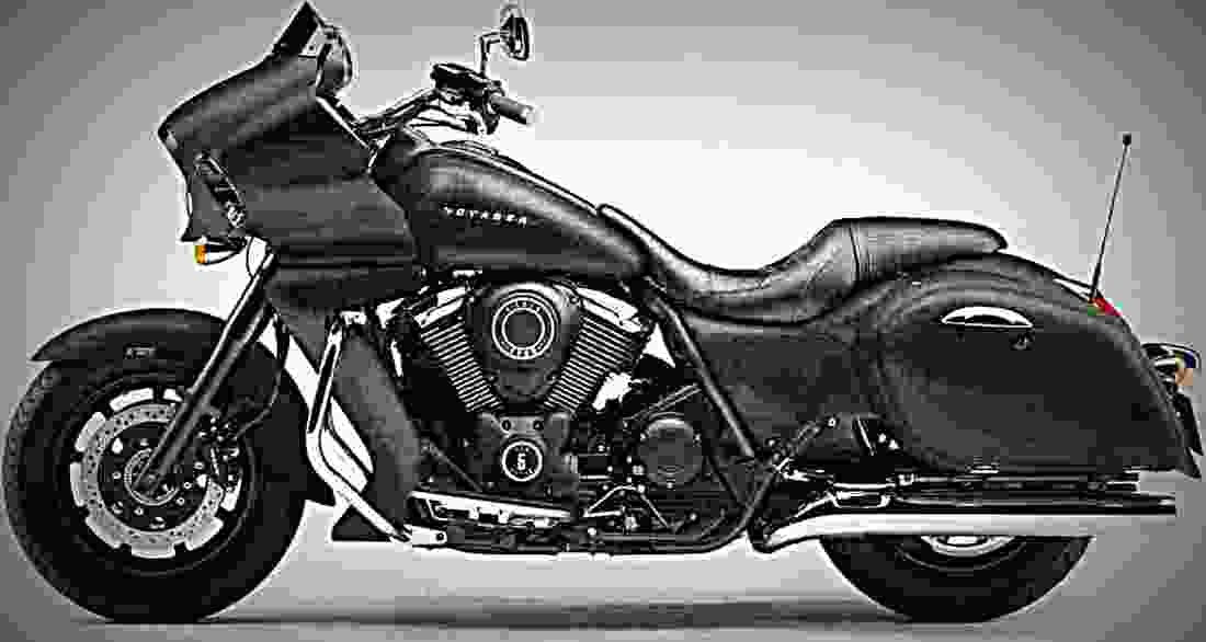 Kawasaki VN 1700 Classic Tourer 2017 4 motorbike A4 Photo Print