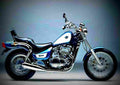Kawasaki VN 400 Classic 1995 2 motorbike A4 Photo Print