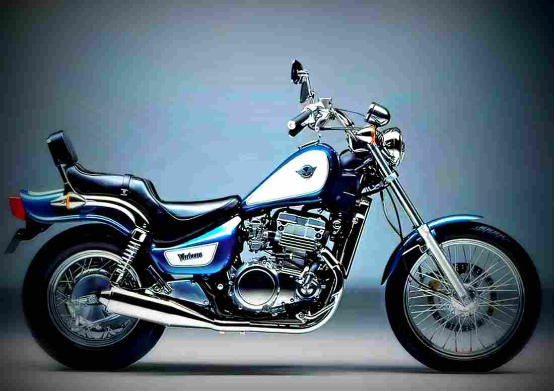 Kawasaki VN 400 Classic 1995 2 motorbike A4 Photo Print