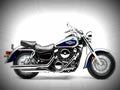 Kawasaki VN 400 Classic 1995 6 motorbike A4 Photo Print