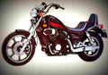 Kawasaki VN 750 Twin 1987 2 motorbike A4 Photo Print