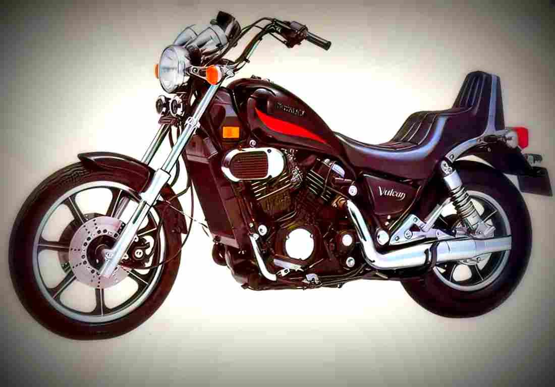 Kawasaki VN 750 Twin 1987 2 motorbike A4 Photo Print