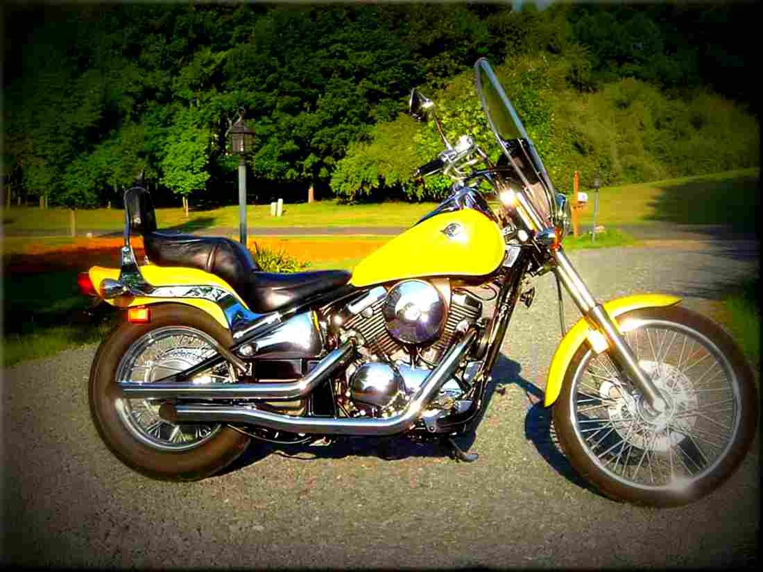 Kawasaki VN 800 Classic 1996 6 motorbike A4 Photo Print