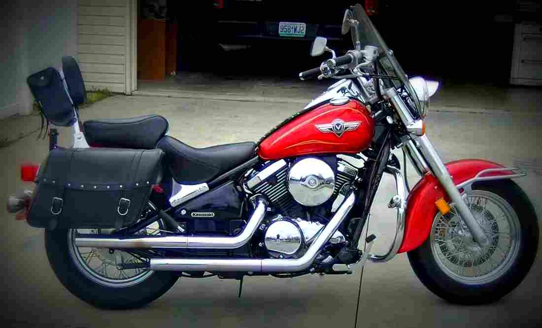 Kawasaki VN 800 Classic 1999 1 motorbike A4 Photo Print