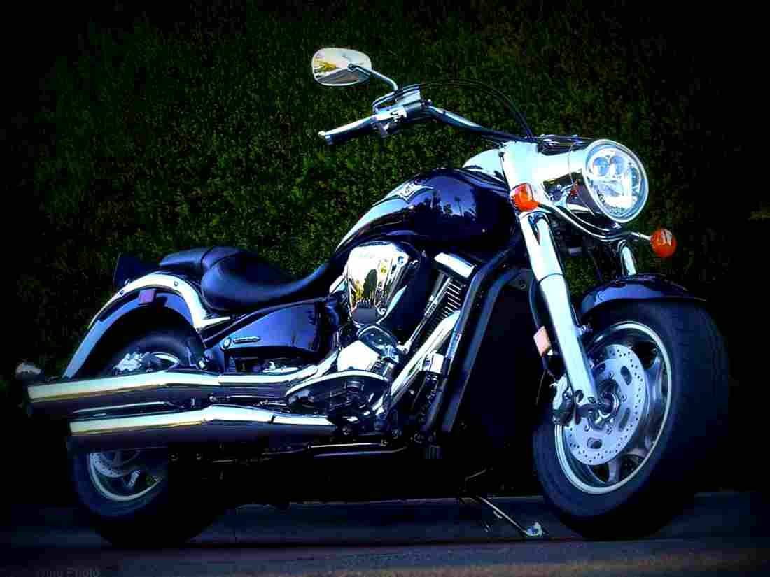 Kawasaki VN 800 Classic 2004 1 motorbike A4 Photo Print