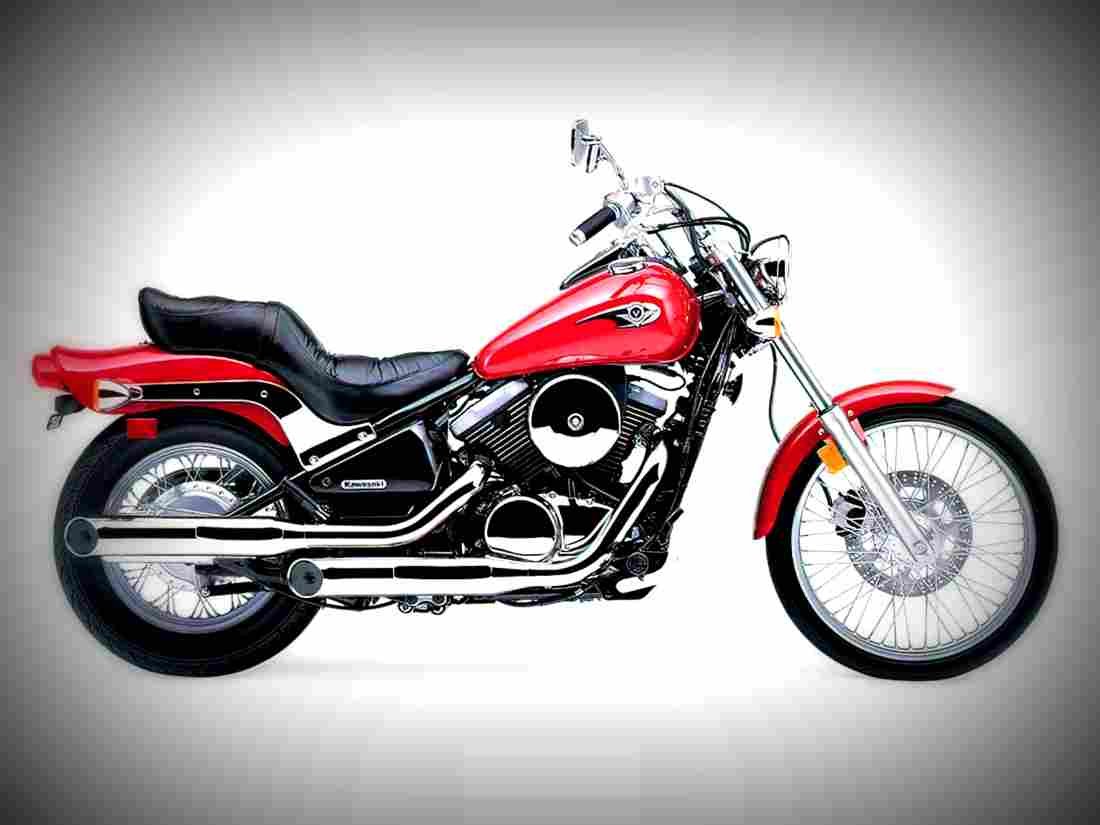 Kawasaki VN 800 Classic 2004 3 motorbike A4 Photo Print
