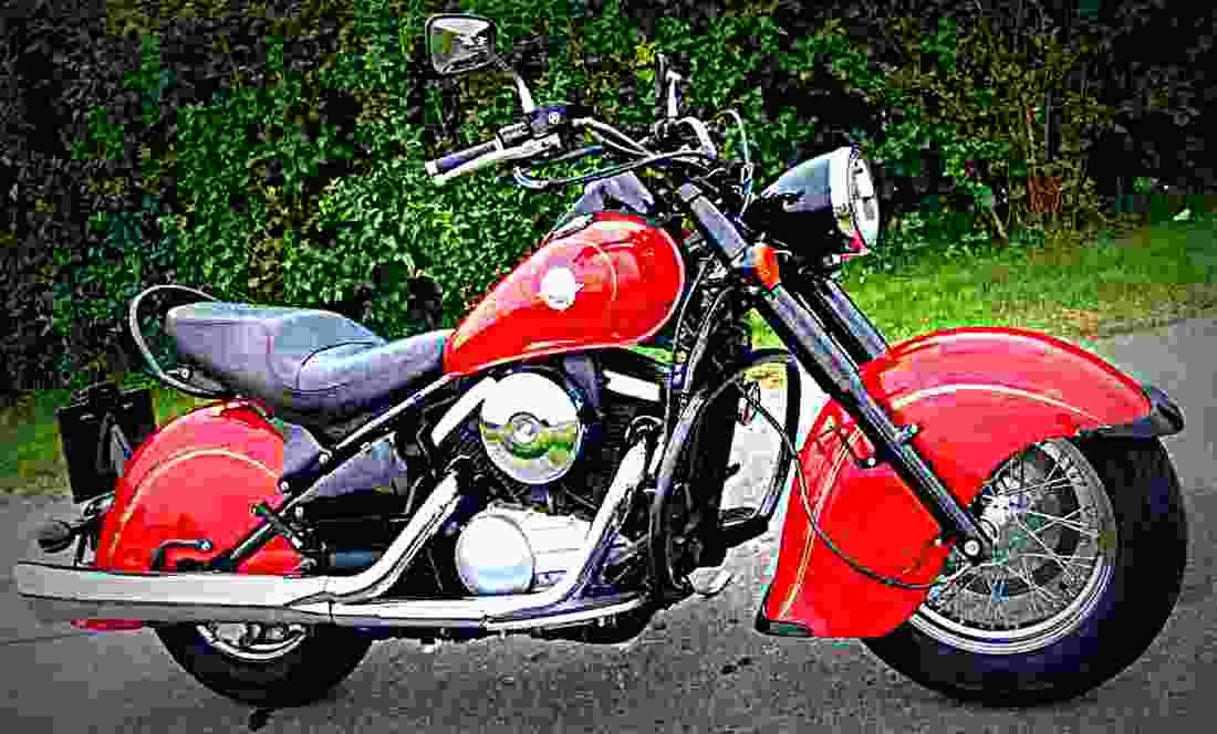 Kawasaki VN 800 Drifter 1999 3 motorbike A4 Photo Print