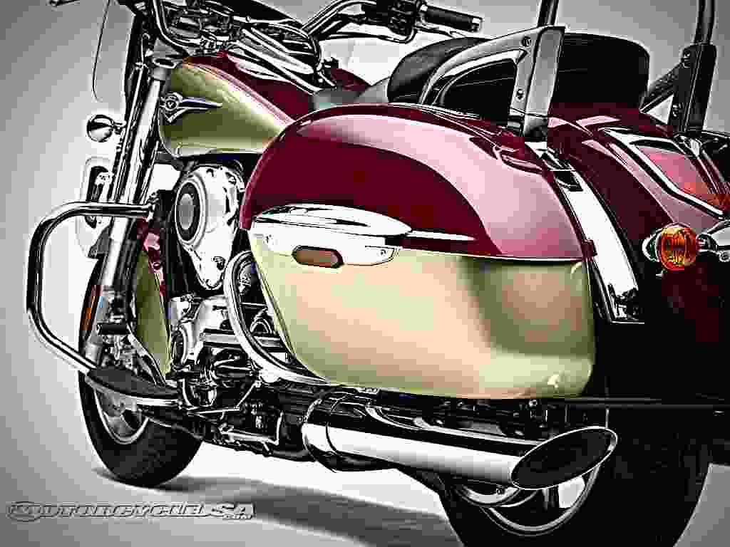 Kawasaki VN 800 Vulcan 2001 6 motorbike A4 Photo Print
