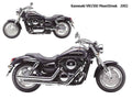 Kawasaki VN1500 MeanStreak 2002 motorbike A4 Photo Print