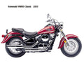 Kawasaki VN800 Classic 2003 motorbike A4 Photo Print