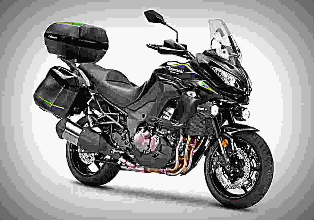 Kawasaki Versys 1000 2018 4 motorbike A4 Photo Print