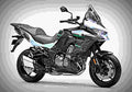 Kawasaki Versys 1000 2019 3 motorbike A4 Photo Print