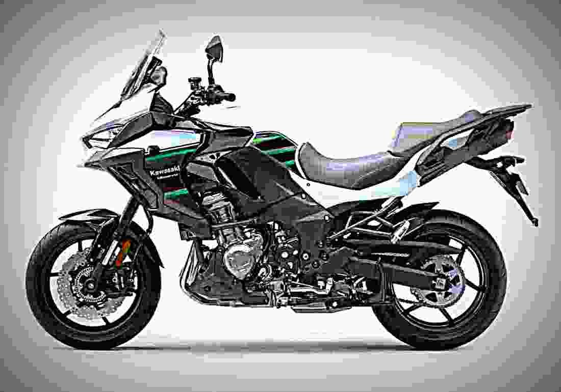 Kawasaki Versys 1000 2019 4 motorbike A4 Photo Print