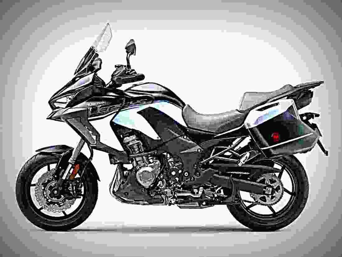 Kawasaki Versys 1000 SE 2019 3 motorbike A4 Photo Print