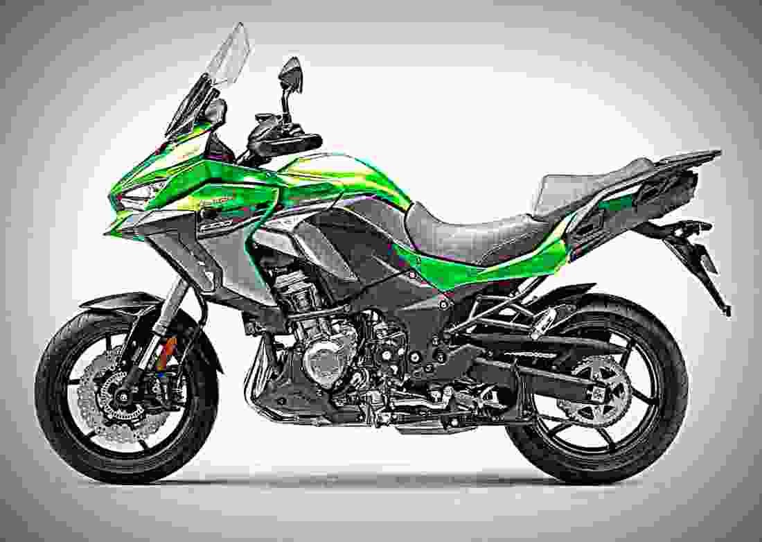 Kawasaki Versys 1000 SE 2019 4 motorbike A4 Photo Print