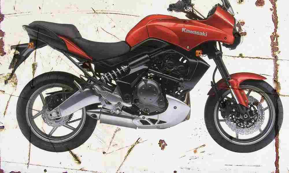 Kawasaki Versys 2007 Aged Vintage A4 Photo Print