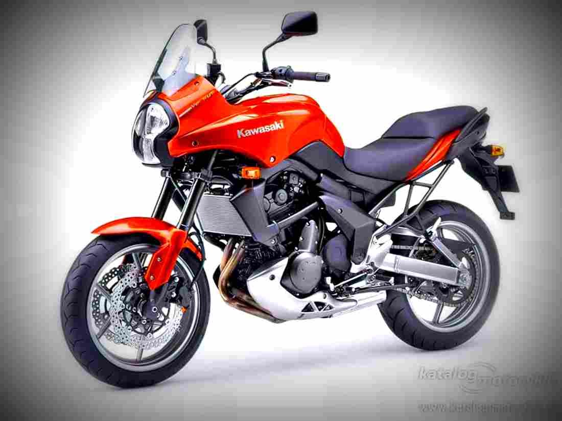 Kawasaki Versys 650 2007 5 motorbike A4 Photo Print