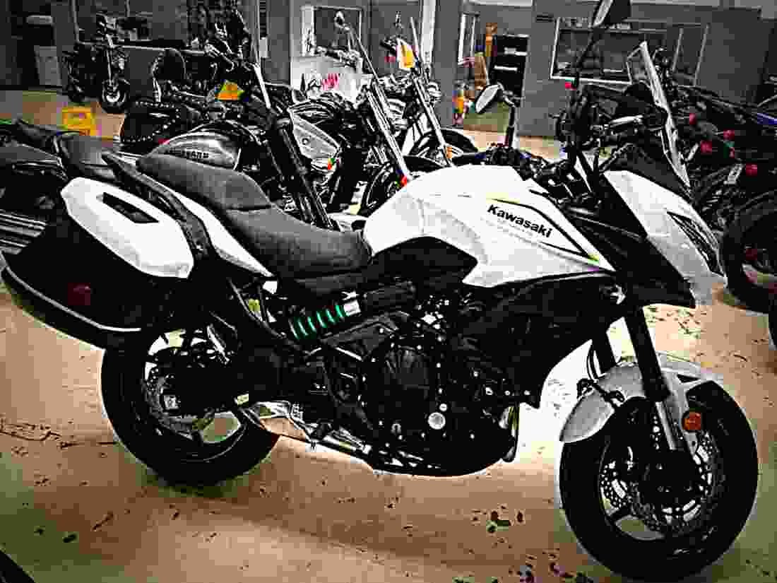 Kawasaki Versys 650LT 2018 4 motorbike A4 Photo Print