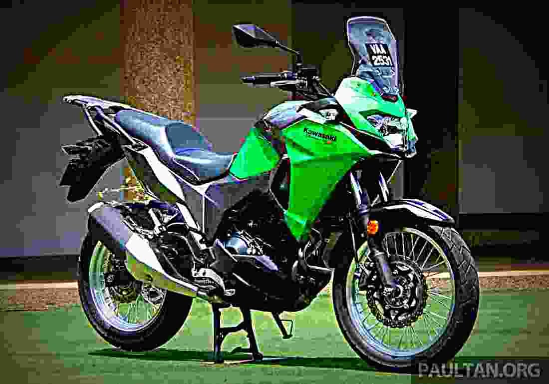 Kawasaki Versys X 250 2017 3 motorbike A4 Photo Print