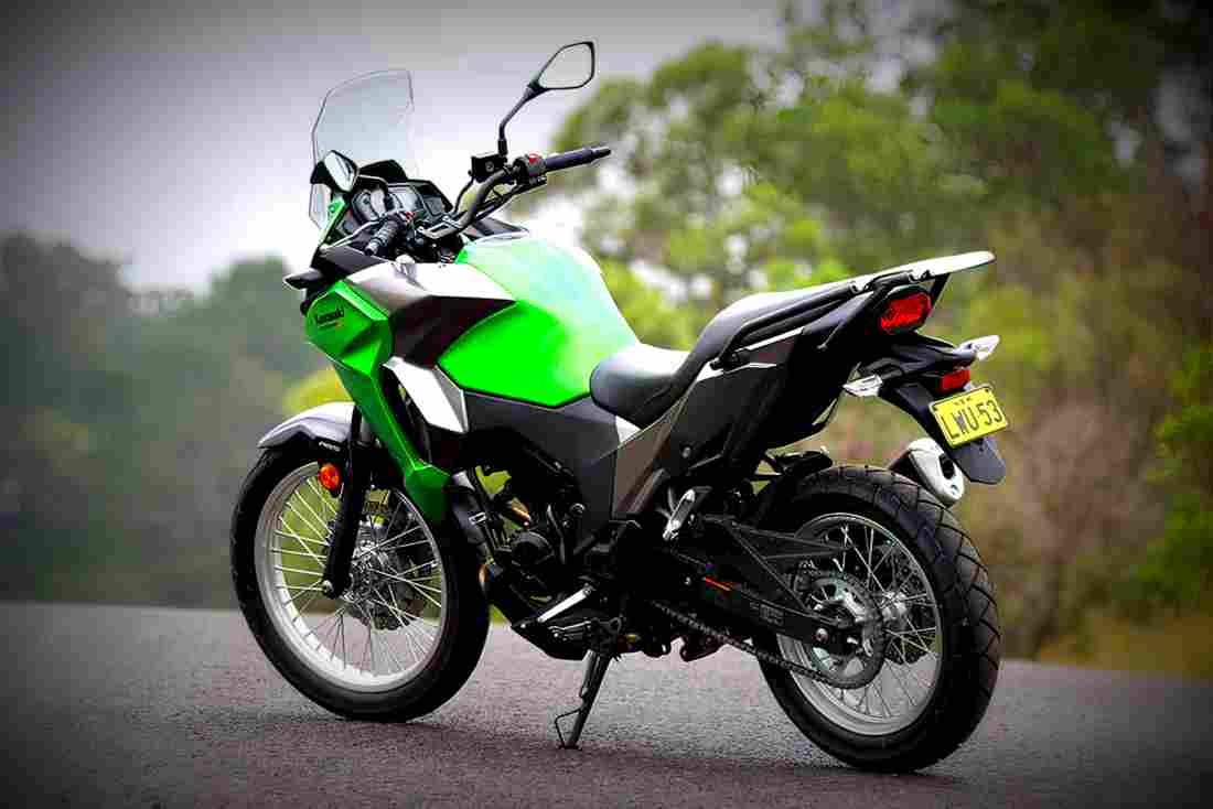Kawasaki Versys X 300 2017 3 motorbike A4 Photo Print