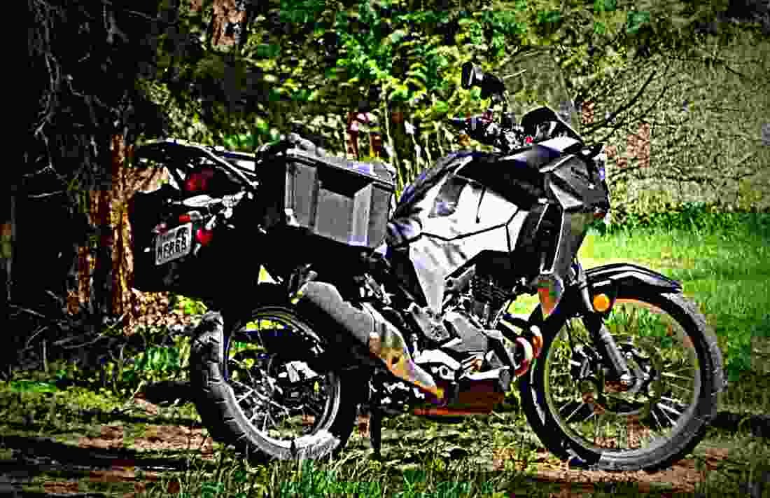 Kawasaki Versys X 300 ABS 2017 3 motorbike A4 Photo Print