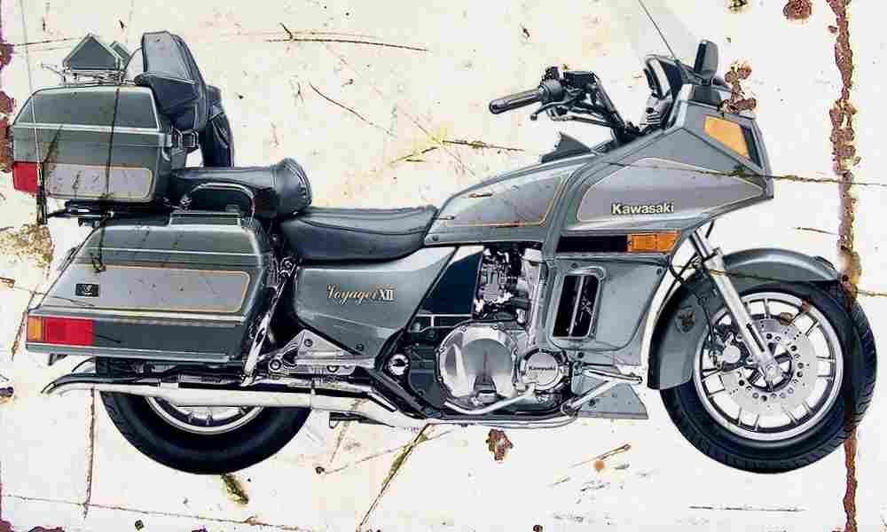 Kawasaki VoyagerXII 2003 Aged Vintage A4 Photo Print