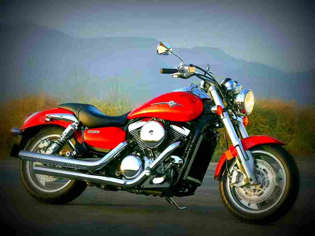 Kawasaki Vulcan 1600 Mean Streak Vulcan 1600 Mean Streak 3 motorbike A4 Photo Print